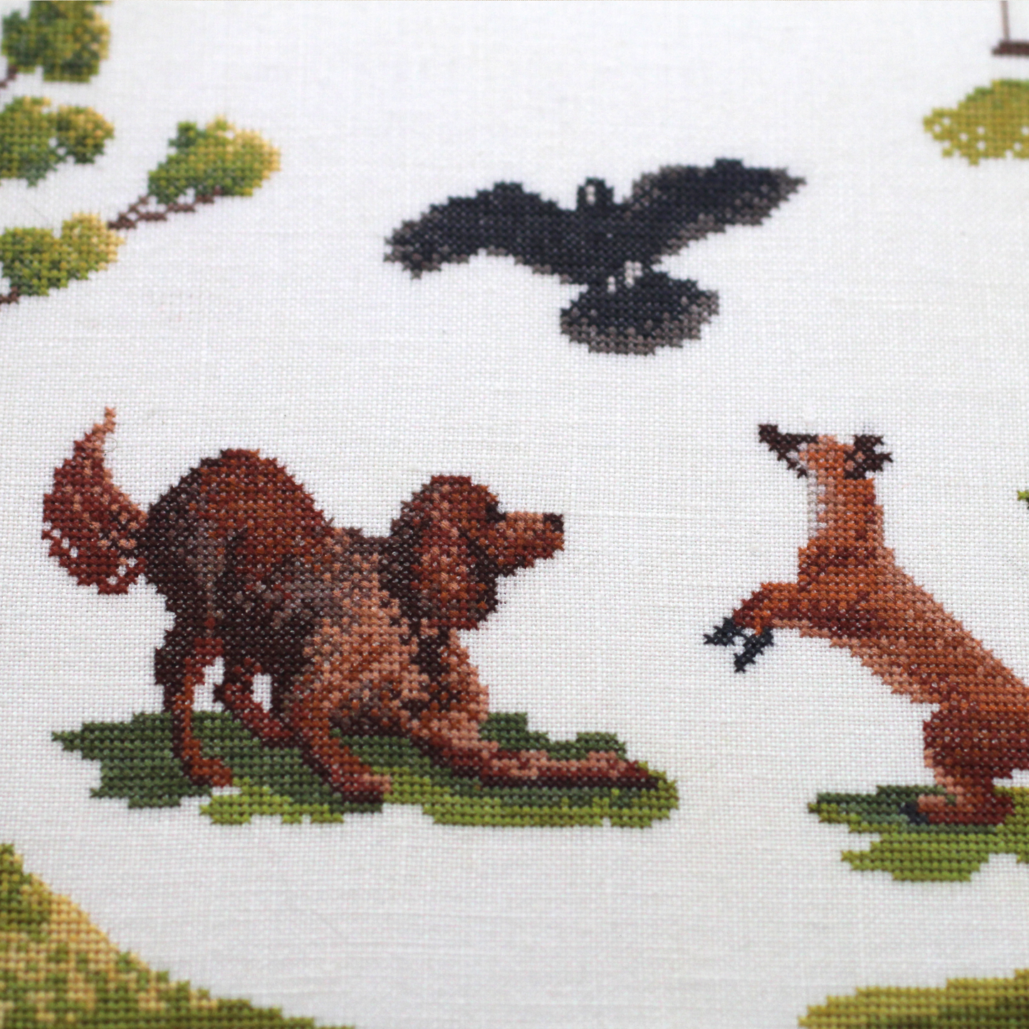 Diana Bloom Designs - A Game of Catch - Chart IH and/or Roxy Floss