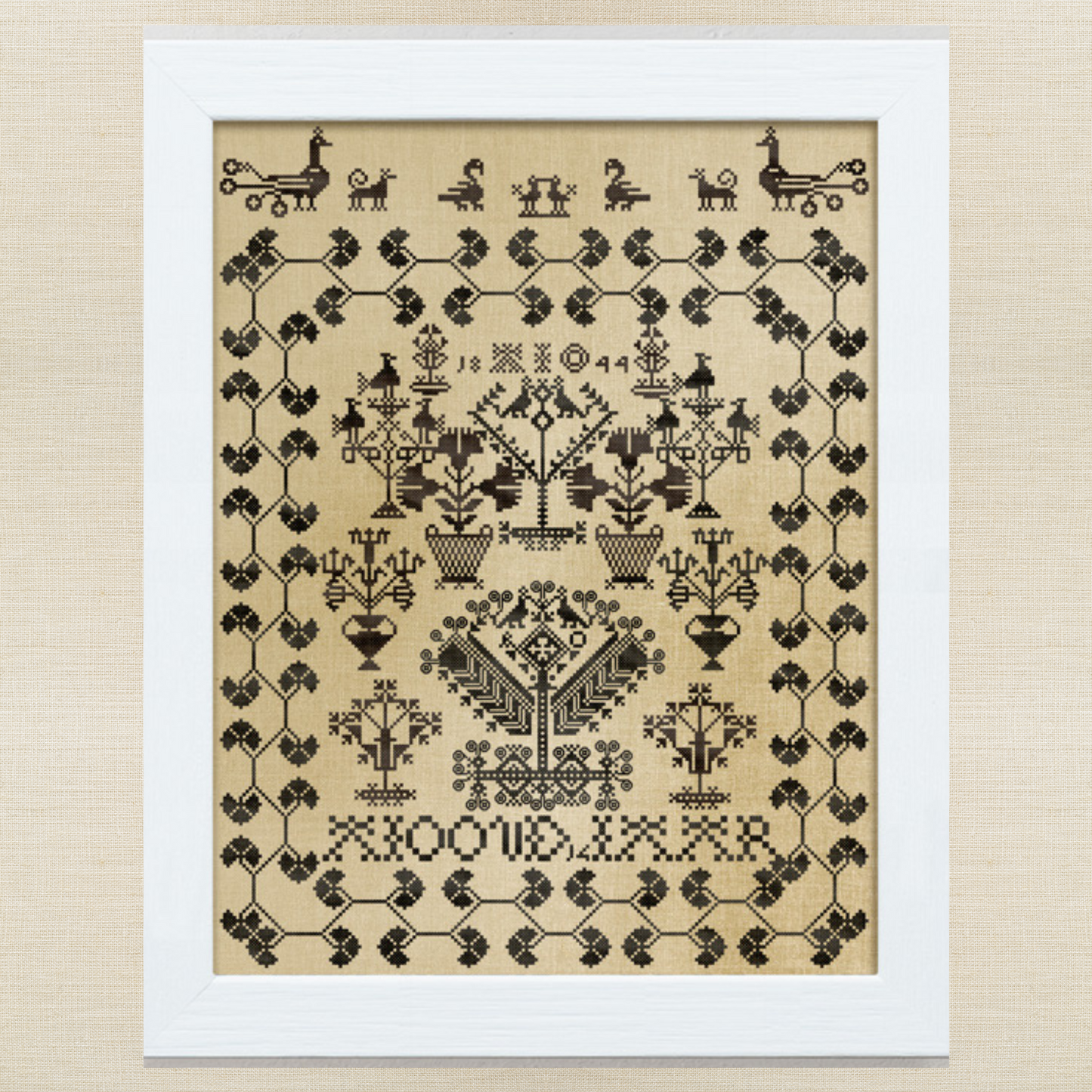 Modern Folk Embroidery - AIO 1844 - Booklet Chart