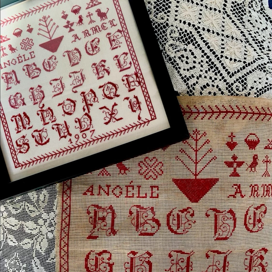 Maximum Cross Stitch - Angele Armel 1907 - Booklet Chart