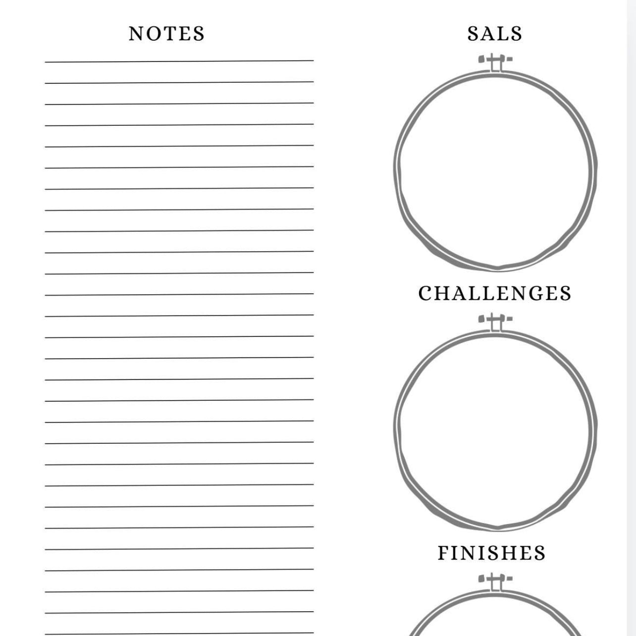 My Crazy Life Lori - 2026 Cross Stitch Planner - Spiral Bound Notebook Planner