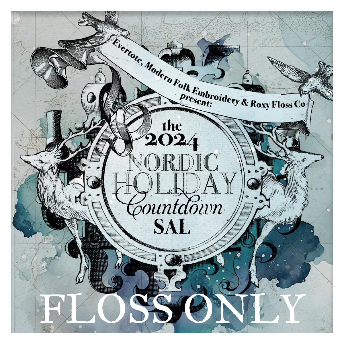 FLOSS ONLY - Roxy Floss Co. Holiday Countdown 2024 (no pattern)