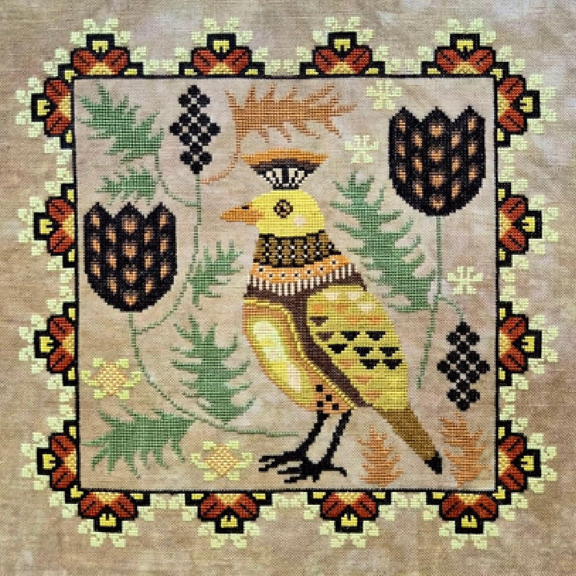 The Artsy Housewife - All Gussied Up - Chart and/or Roxy Floss Conversion