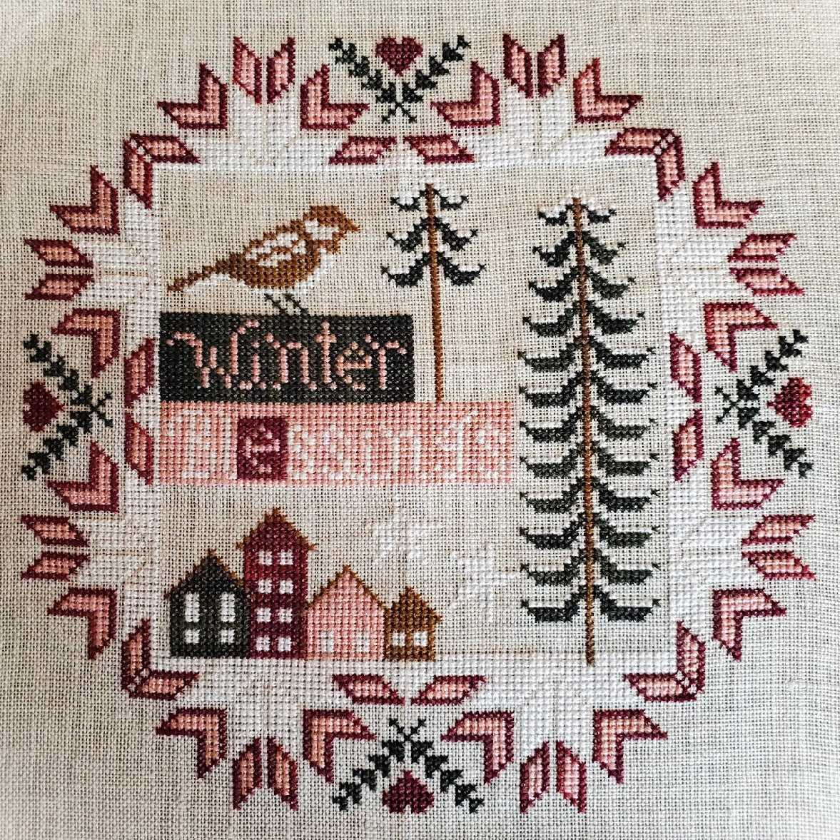 The Artsy Housewife - Blessings - Chart and/or Roxy Floss Conversion