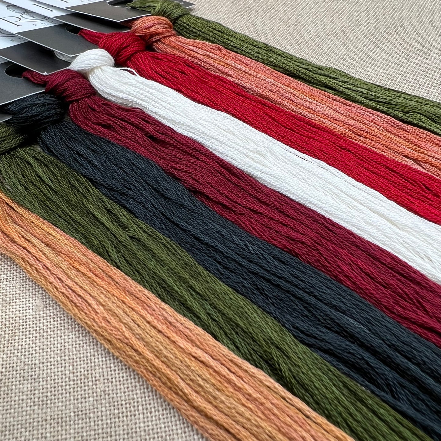 Jeannette Douglas Designs - Budding Bouquet #2 Winter - Booklet Chart and/or Roxy Floss Conversion