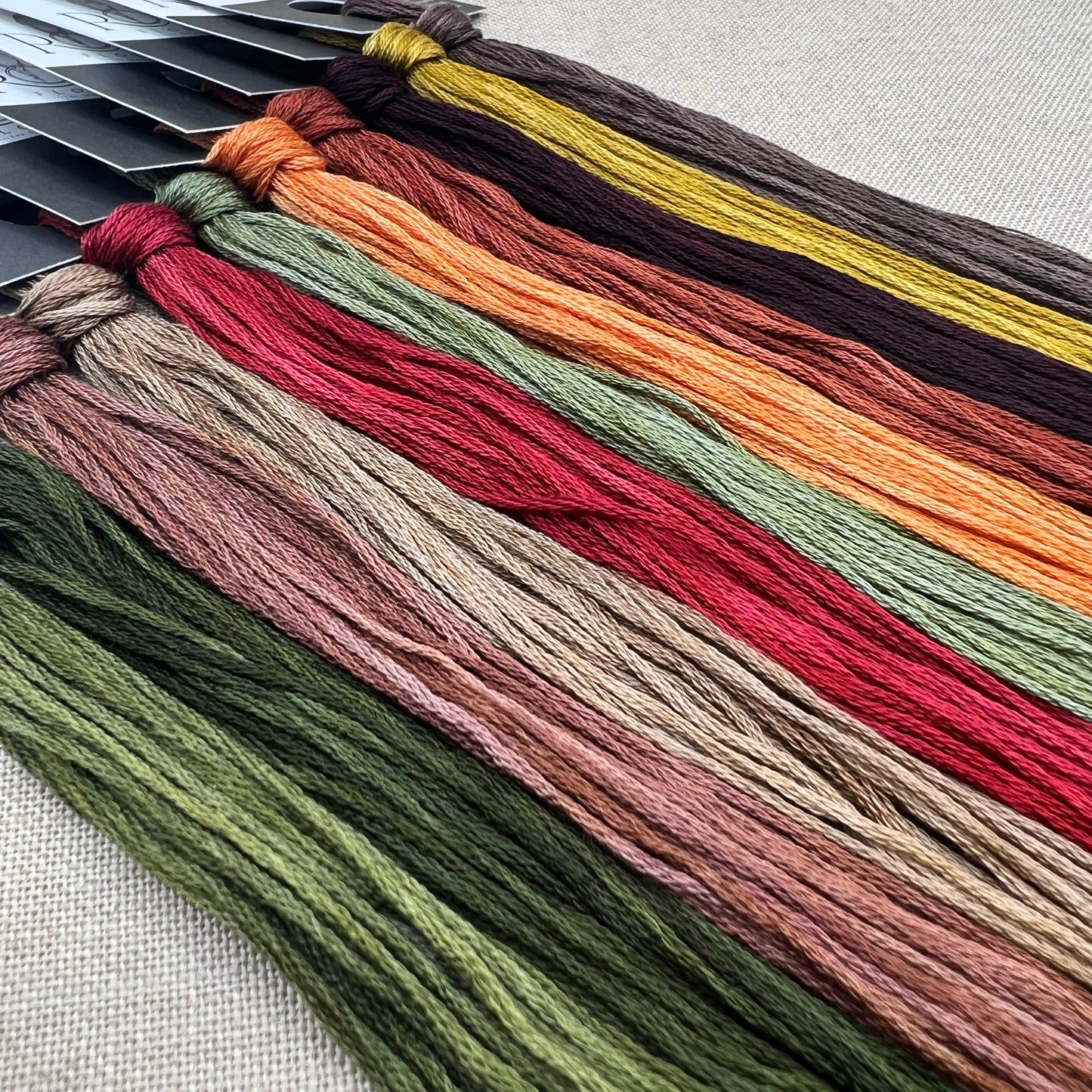 Jeannette Douglas Designs - Budding Bouquet #1 Autumn - Booklet Chart and/or Roxy Floss Conversion