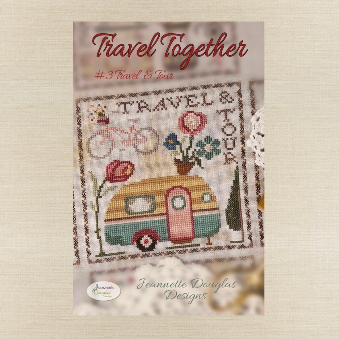 Jeannette Douglas Designs - Travel Together #3 Travel & Tour - Booklet Chart