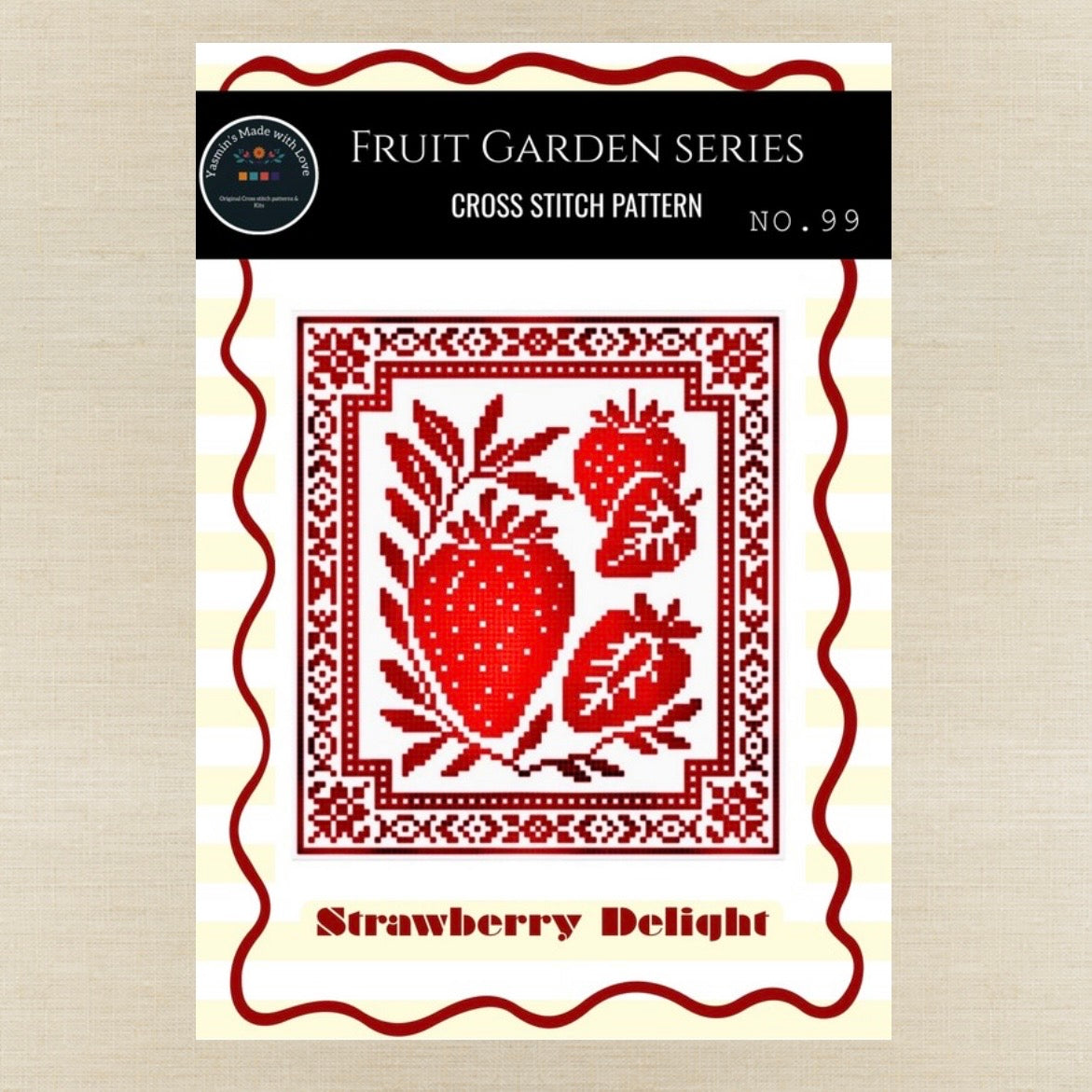 Yasmin's Made with Love - Strawberry Delight - Booklet Chart IH