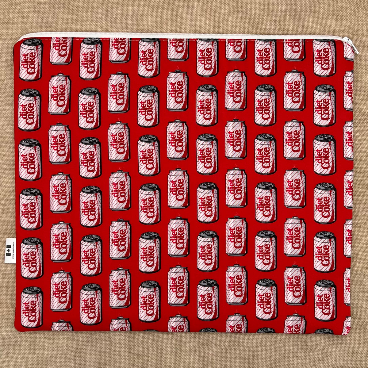 Diet Coke - Medium Flat Project Bag