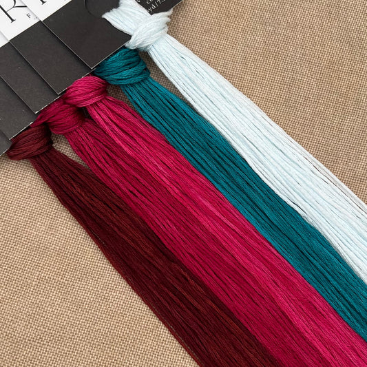 Cherry Coke - Project Kit with Floss and Medium Wedgetote
