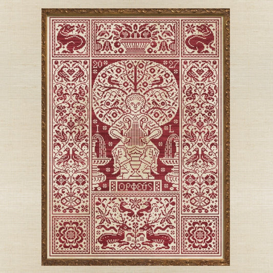 Modern Folk Embroidery - SAL 2027: Song of Orpheus - Booklet Chart IH