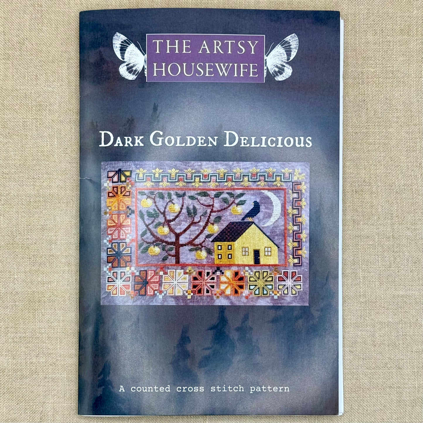The Artsy Housewife - Dark Golden Delicious- Chart and/or Roxy Floss Conversion