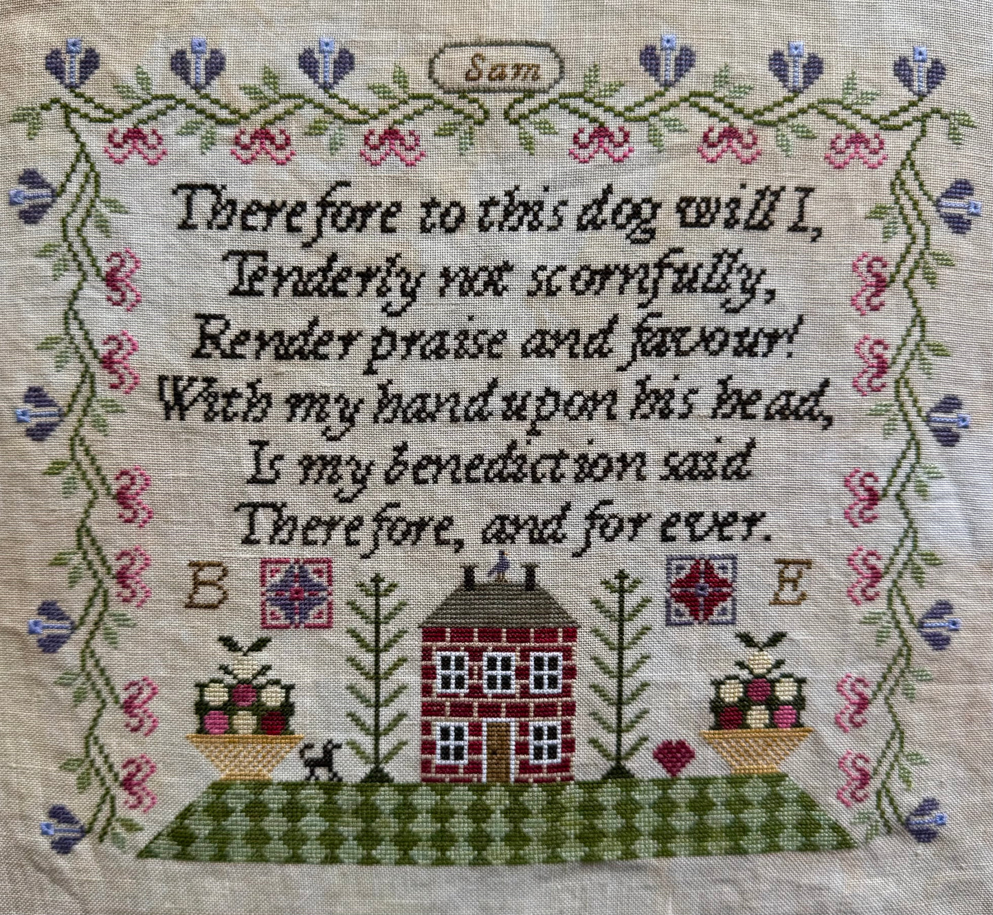 Maximum Cross Stitch - Ode to a Good Dog - Booklet Chart and/or Roxy Floss Pack