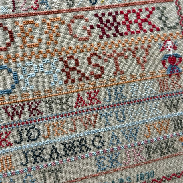 Maximum Cross Stitch - Agnes Kerr 1830 - Booklet Chart and/or Roxy Floss