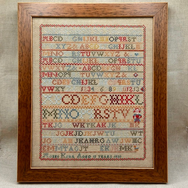 Maximum Cross Stitch, Evertote, Roxy Floss Co, and Timber Yarns - Sampler September 2024 - Mini Cross Stitching Kit (Reproduction Sampler)