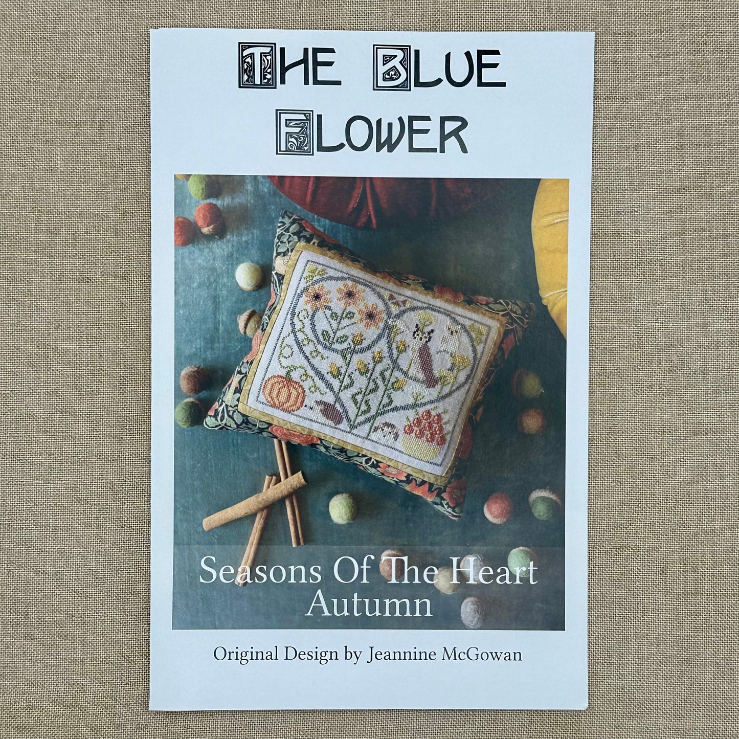 The Blue Flower - Seasons of the Heart: Autumn - Booklet Chart and/or Roxy Floss Conversion