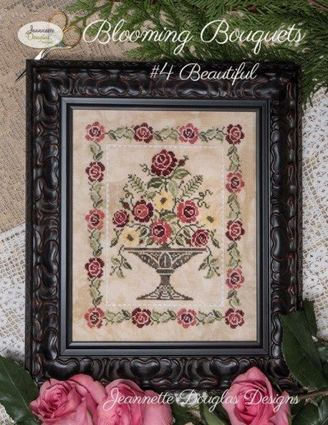 Jeannette Douglas Designs - Blooming Bouquets Series - Charts and/or Floss Packs