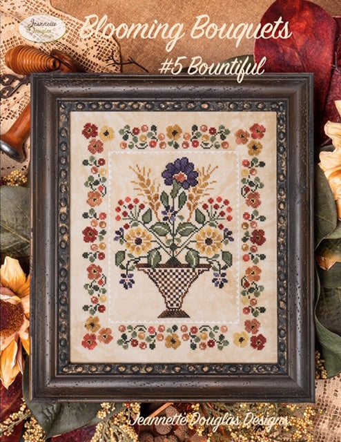Jeannette Douglas Designs - Blooming Bouquets Series - Charts and/or Floss Packs