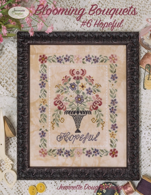 Jeannette Douglas Designs - Blooming Bouquets Series - Charts and/or Floss Packs