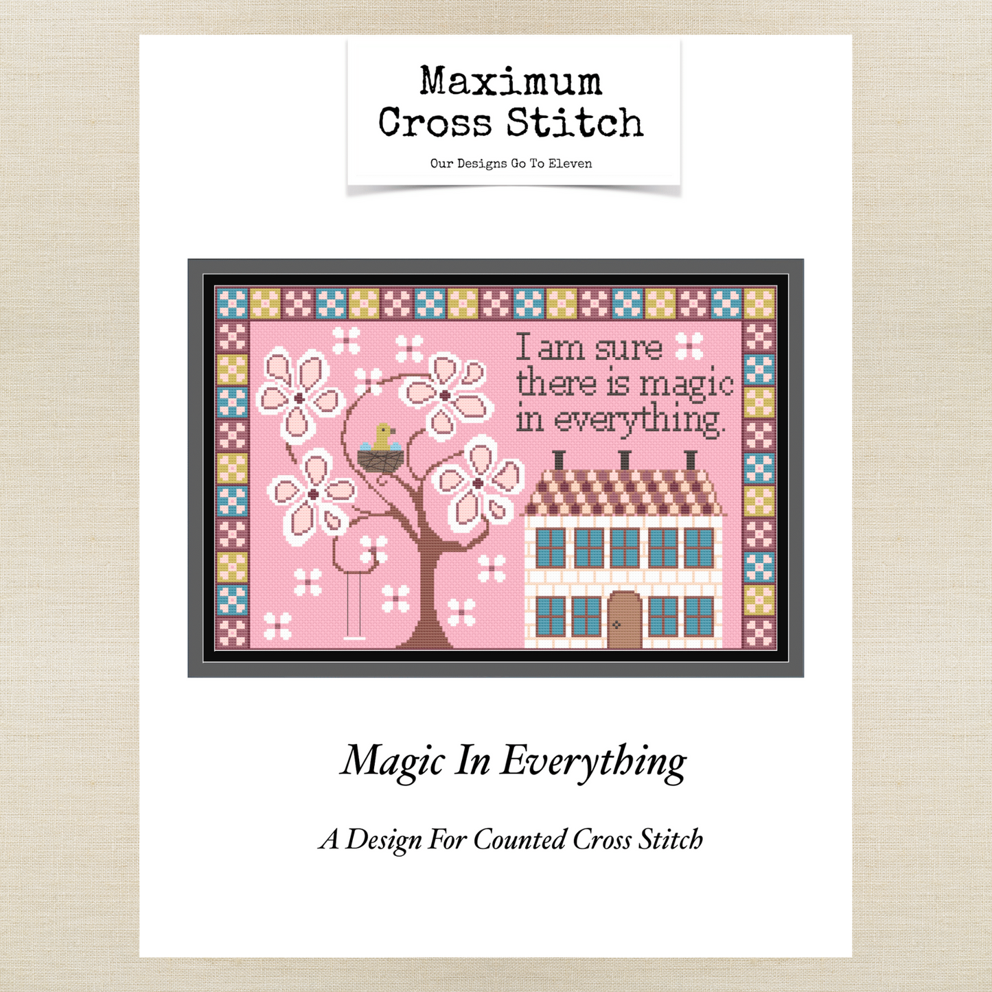Maximum Cross Stitch - Magic in Everything - Booklet Chart and/or Roxy Floss Pack