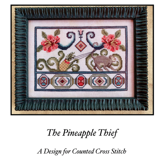 Maximum Cross Stitch - The Pineapple Thief - Booklet Chart and/or Roxy Floss Pack