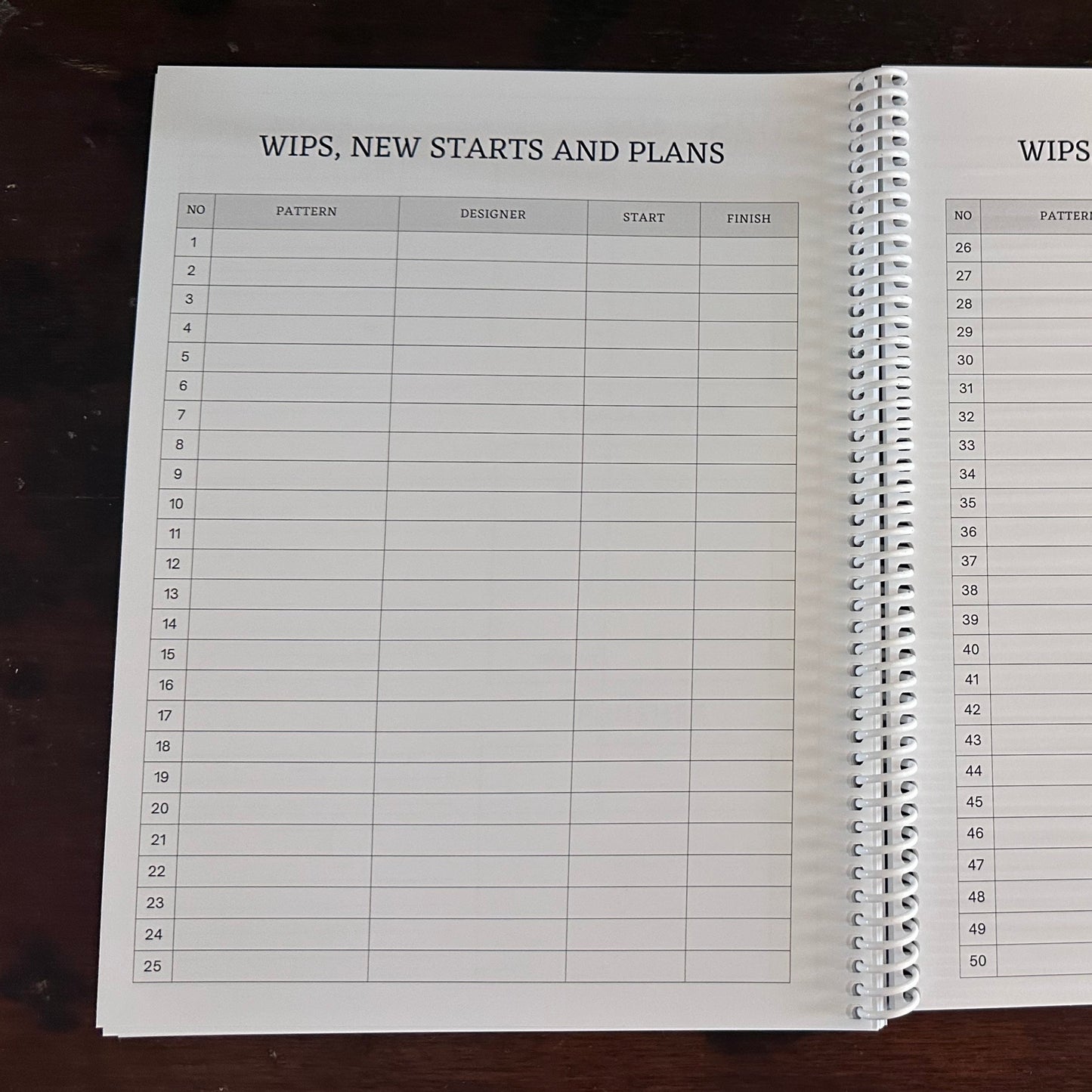 My Crazy Life Lori - 2024 Cross Stitch Planner - Spiral Bound Notebook Planner