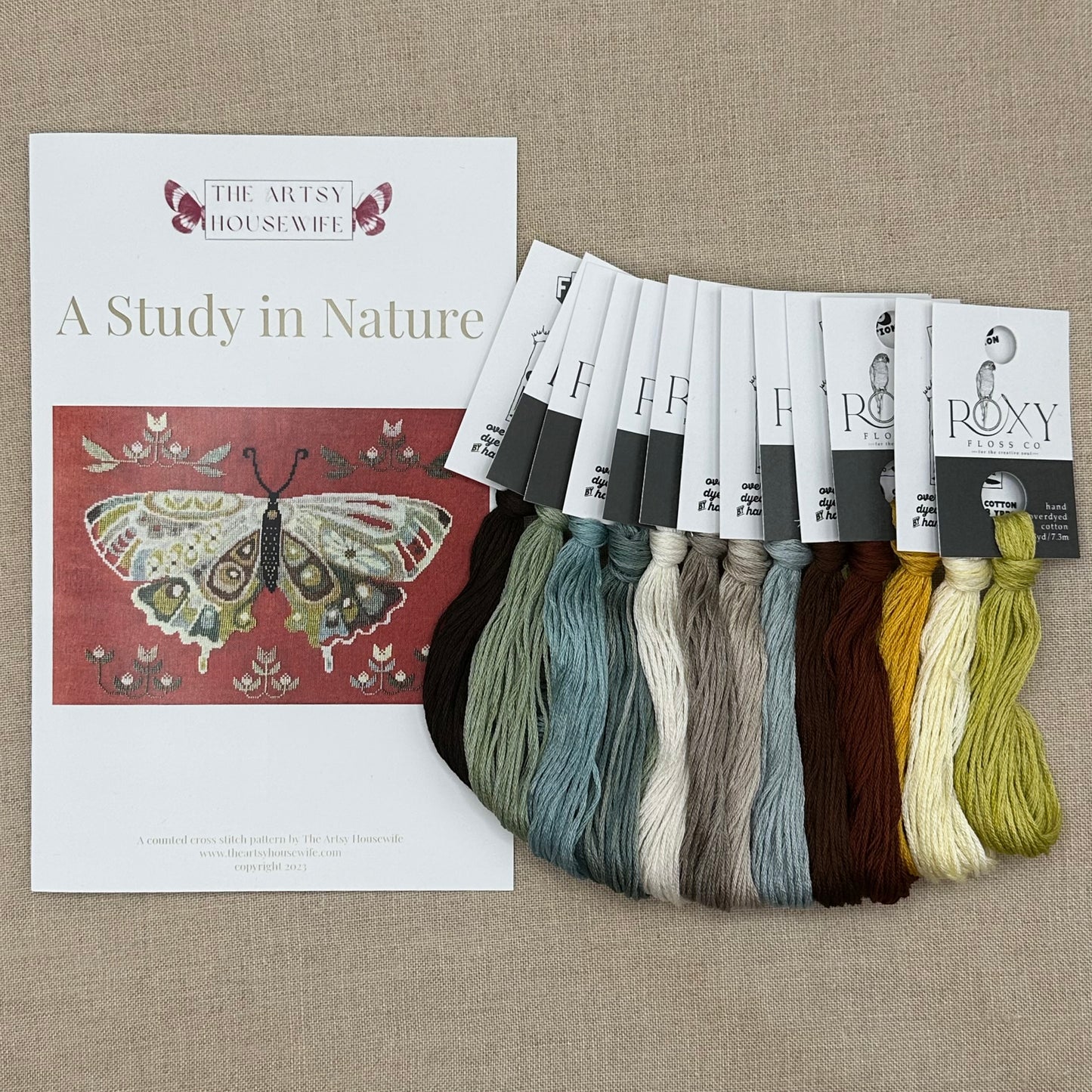 The Artsy Housewife - A Study in Nature - Chart and/or Roxy Floss Conversion