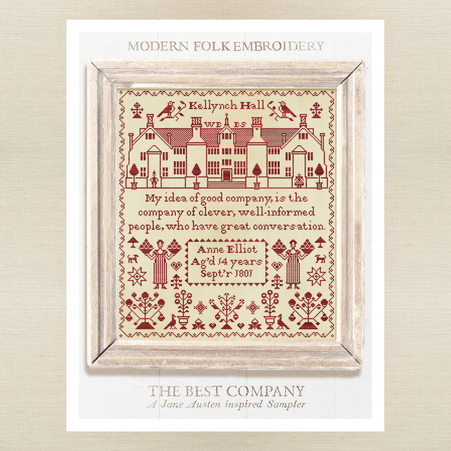 Modern Folk Embroidery - The Best Company - Booklet Chart