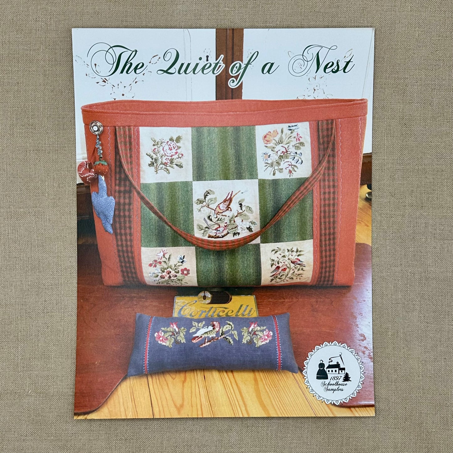 1897 Schoolhouse Samplers - The Quiet of a Nest - Part 5 of 5 - Physical Chart and/or Roxy Floss