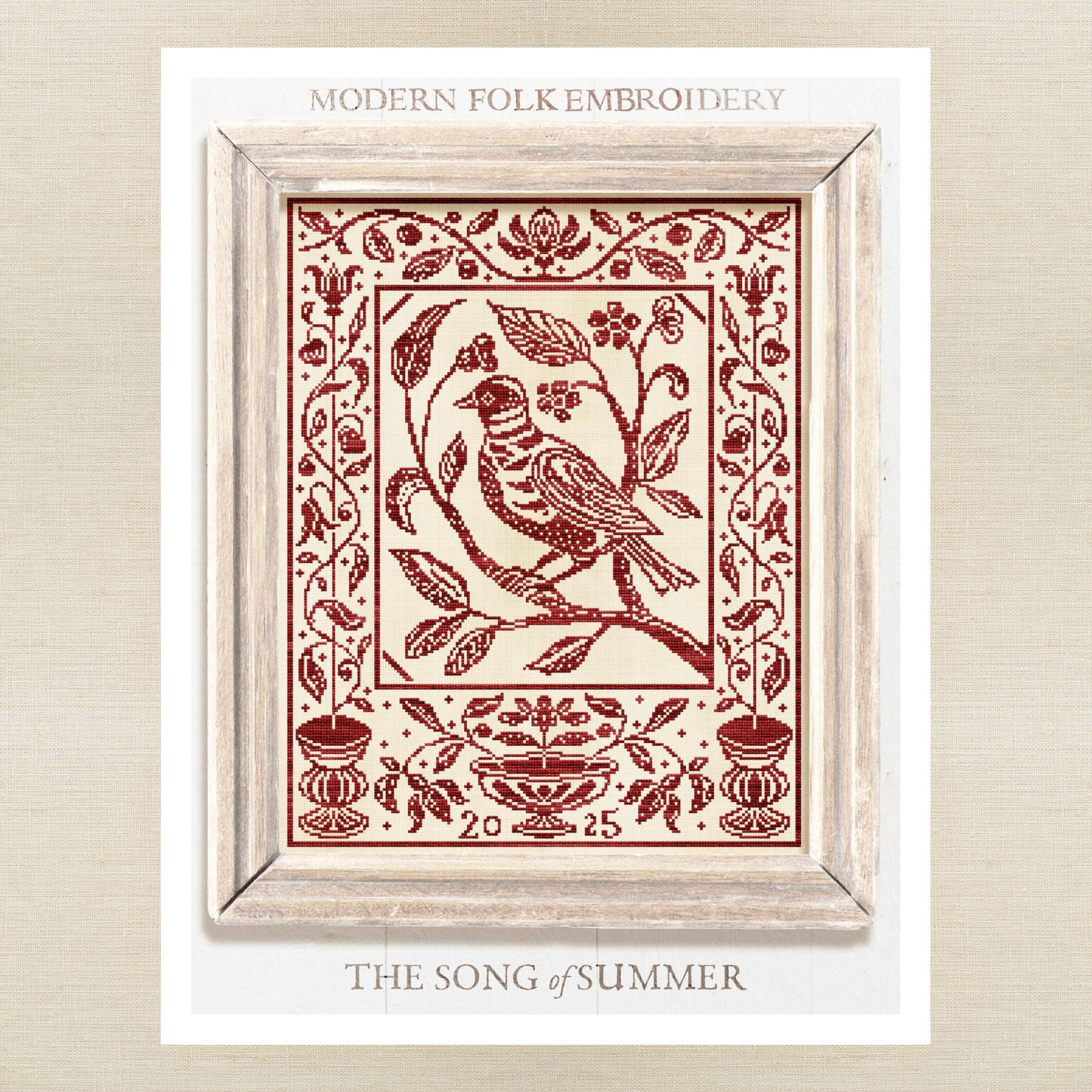 Modern Folk Embroidery - The Song of Summer - Booklet Chart