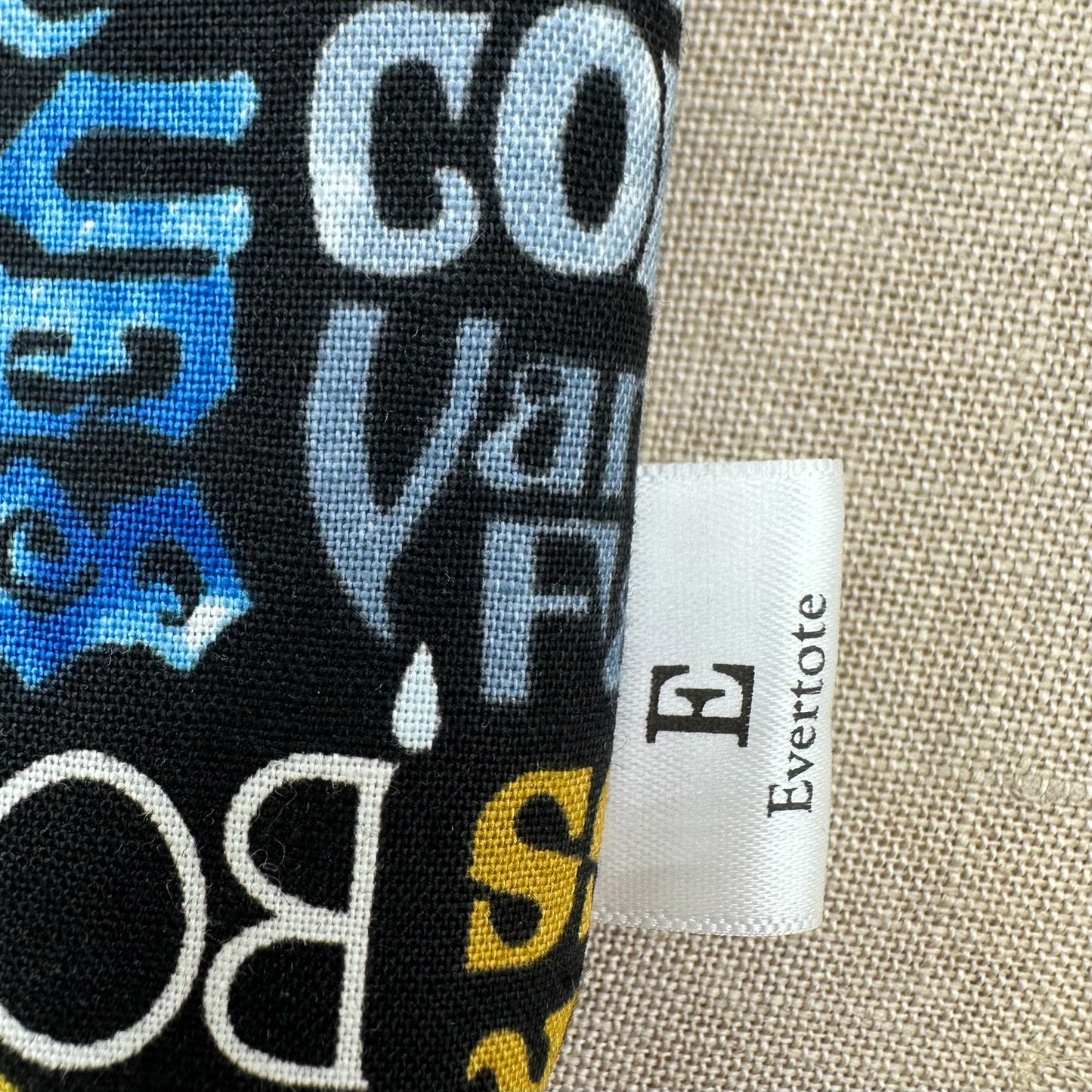 Spooky Vocabulary - Wedgetote Project Bag with Coordinating Notions Pouch