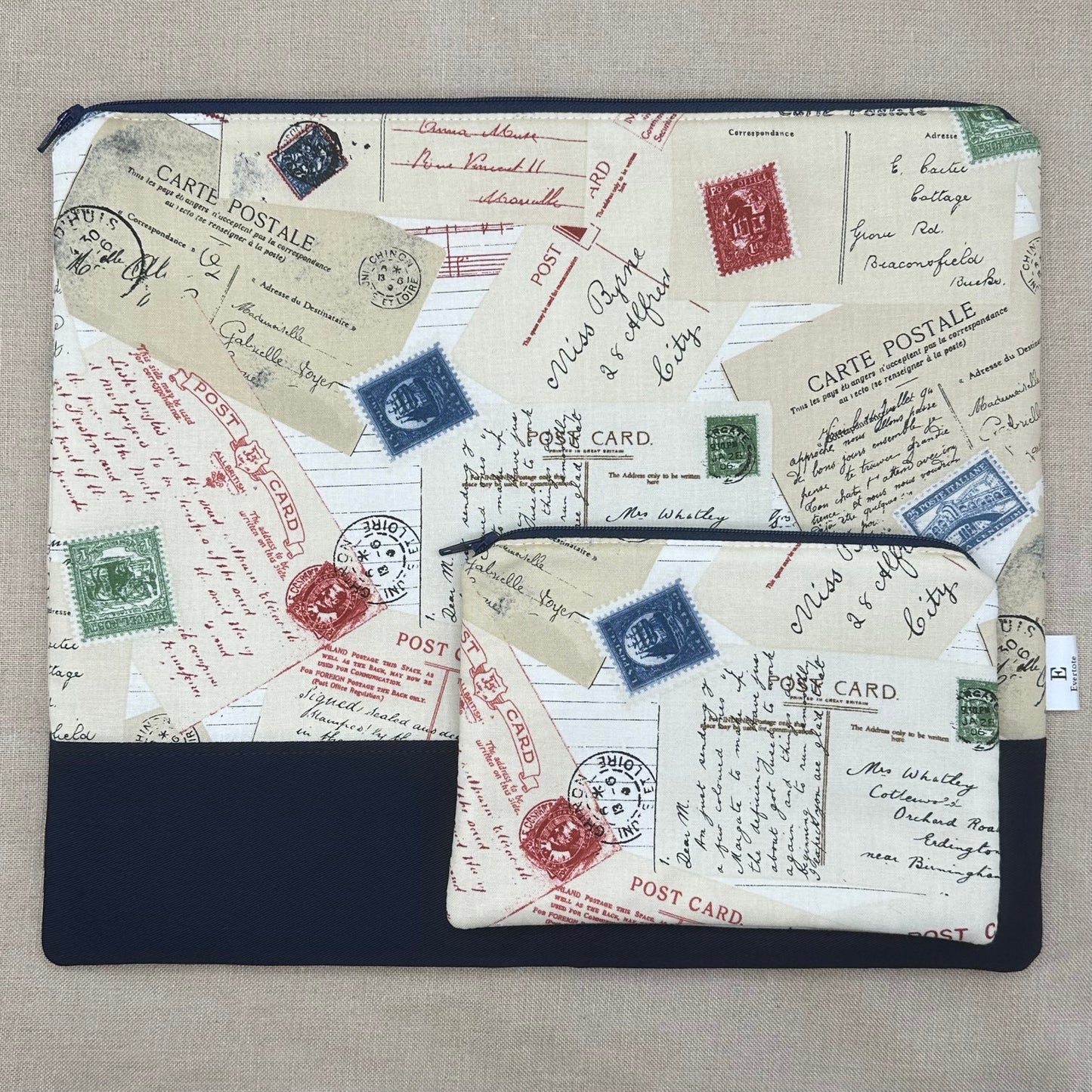 Correspondence - Project Bag with Coordinating Notions Pouch