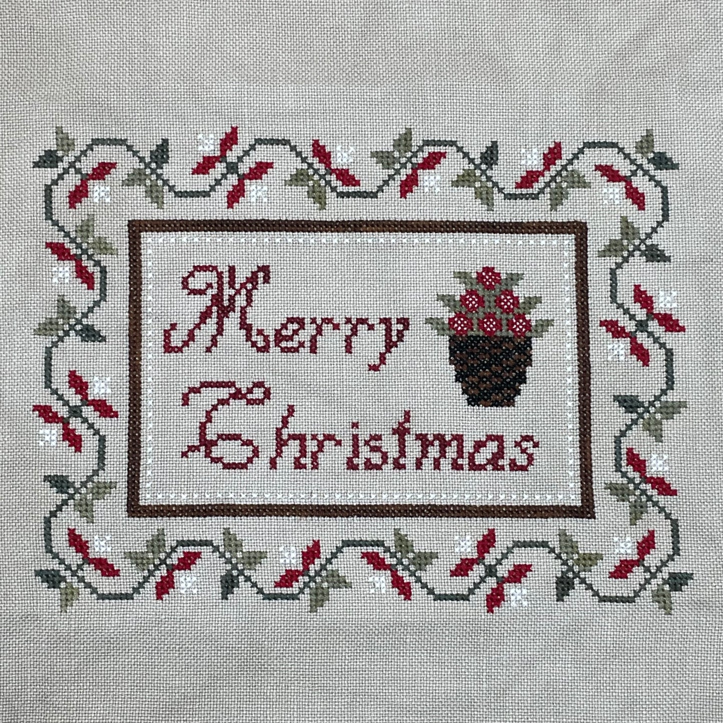 Jeannette Douglas Designs - Christmas Cheer Pin Pillows - Booklet Chart and/or Roxy Floss