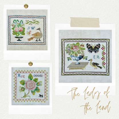 Maximum Cross Stitch - The Lady of The Land - Booklet Chart and/or Roxy Floss Pack