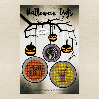 Jeannette Douglas Designs - Halloween Dots: 1-2-3 - Booklet Chart
