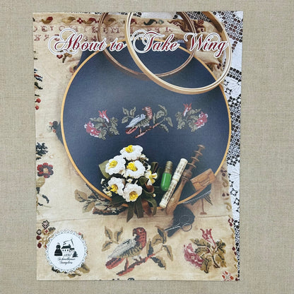 1897 Schoolhouse Samplers - About To Take Wing - Physical Chart and/or Roxy Floss