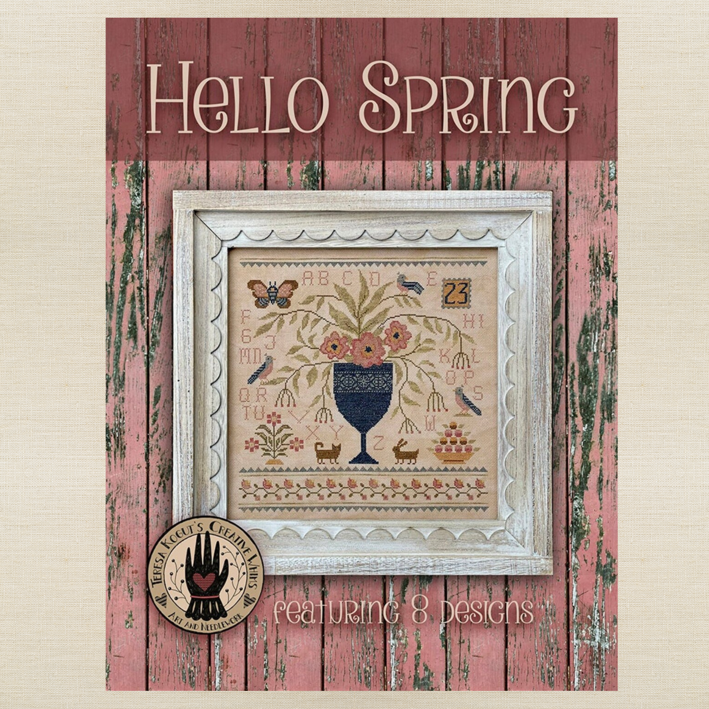 Teresa Kogut - Hello Spring - Booklet Chart (Includes 8 Designs)