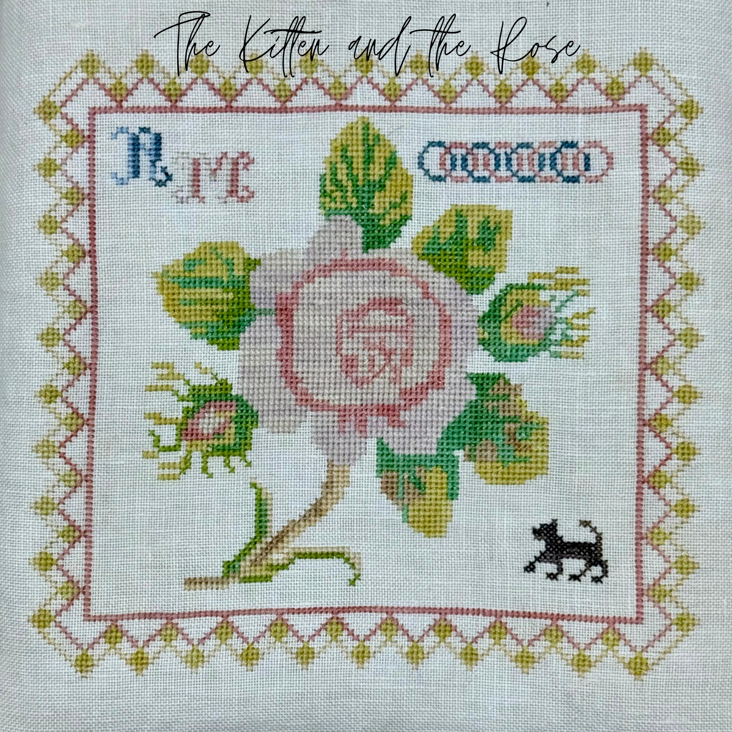 Maximum Cross Stitch - The Lady of The Land - Booklet Chart and/or Roxy Floss Pack