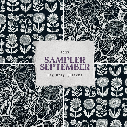 Sampler September 2023 - Black Project Bag Set Only