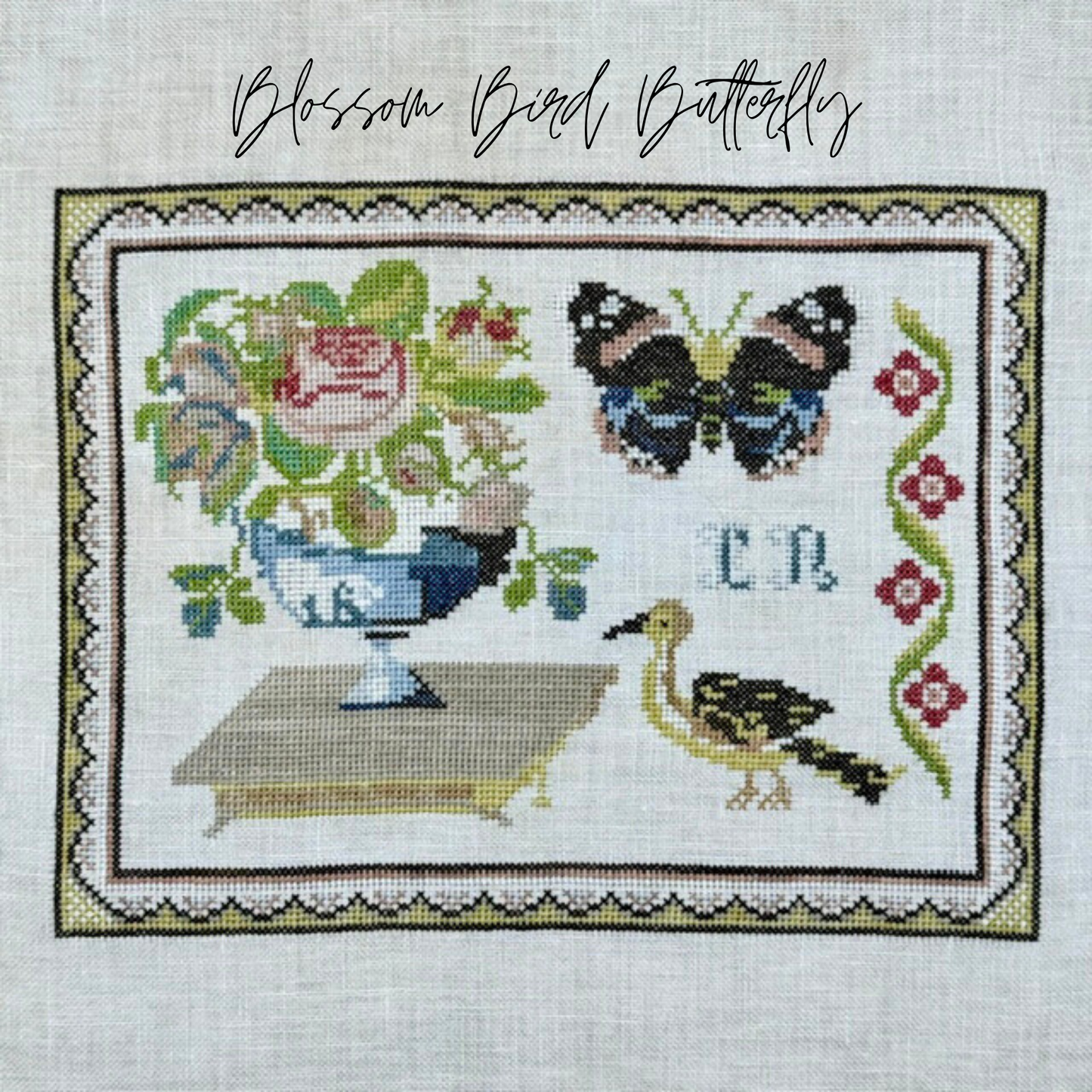 Maximum Cross Stitch - The Lady of The Land - Booklet Chart and/or Roxy Floss Pack