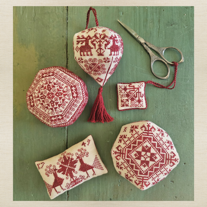 Modern Folk Embroidery, Evertote, and Roxy Floss Co - Quintessential Frisian Smalls - CHART ONLY