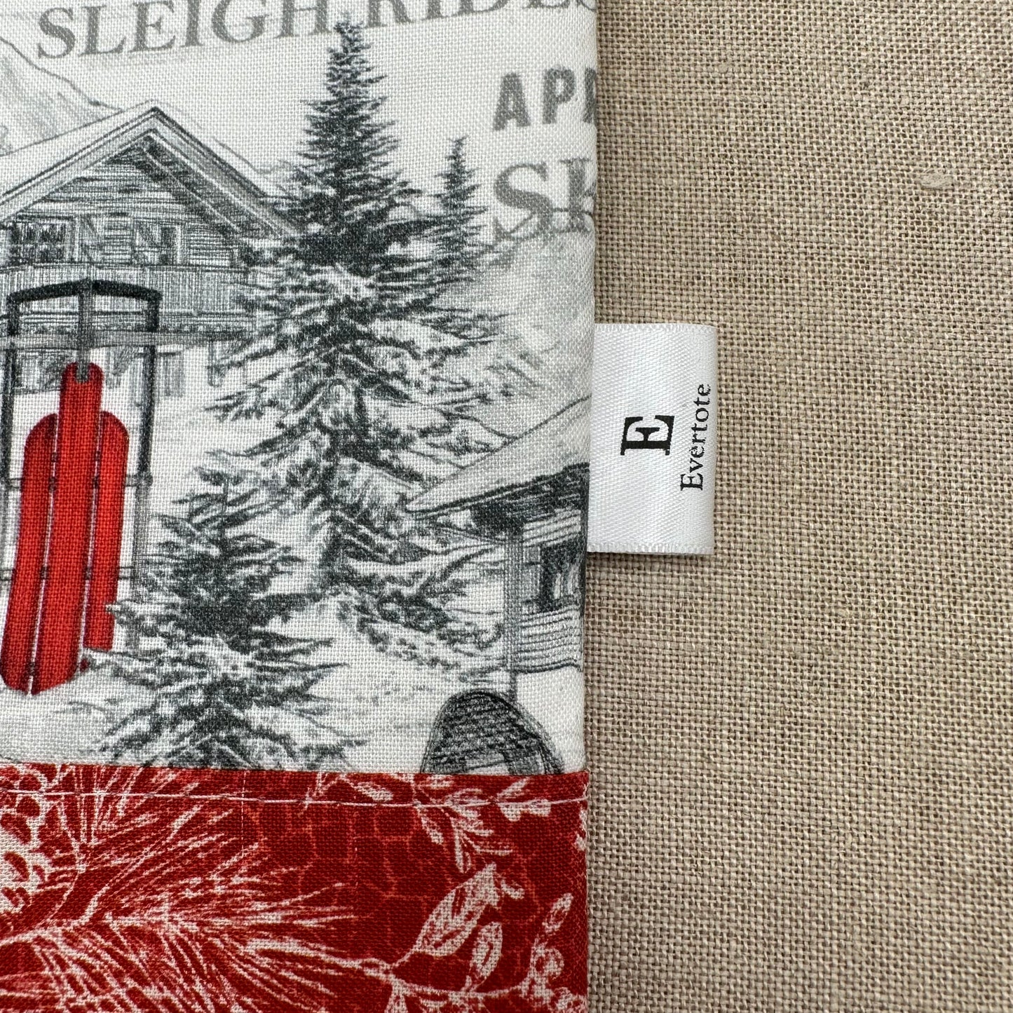 Alpine Time - Project Bag with Coordinating Notions Pouch