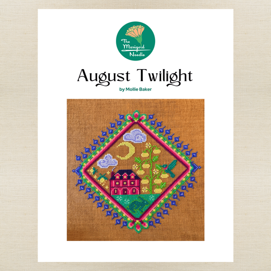 The Marigold Needle - August Twilight - Booklet Chart IH and/or Roxy Floss Co Floss