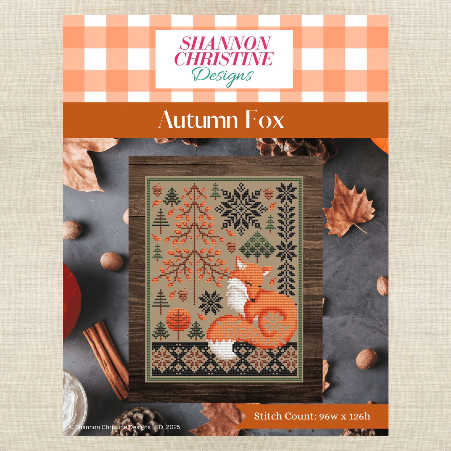 Shannon Christine Designs - Autumn Fox - Chart IH and/or Roxy Floss