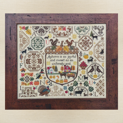 Lila's Studio - Autumn is As Joyful - Booklet Chart and/or Roxy Floss Conversion