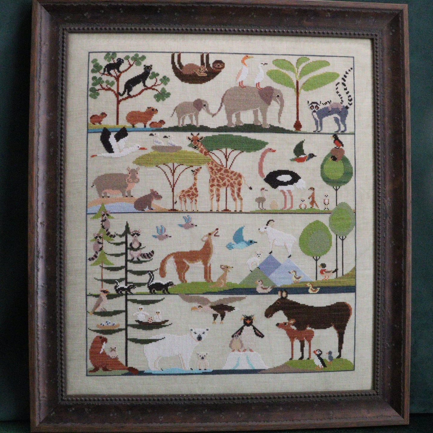 The Blue Flower - Baby Animals - Booklet Chart IH and/or Roxy Floss Conversion