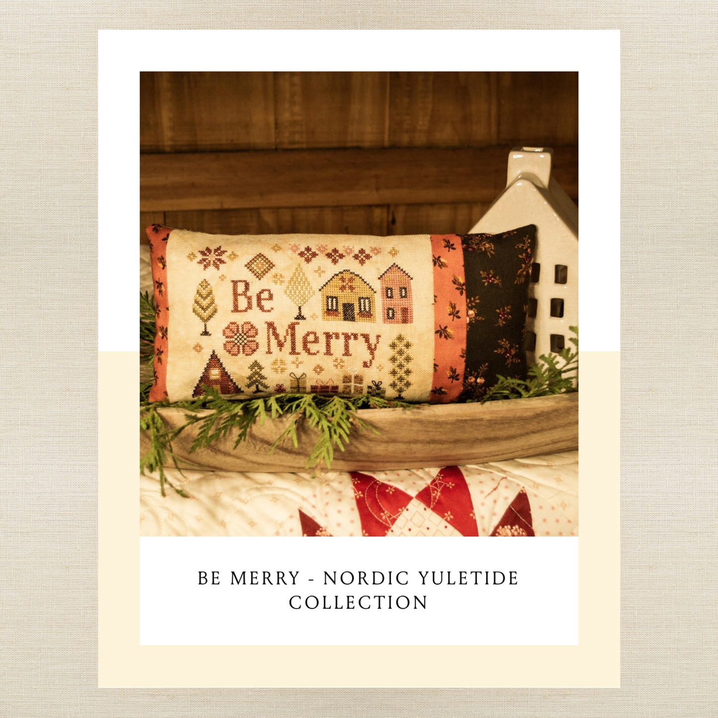 Blueberry Ridge Design - Nordic Yuletide Collection: Be Merry - Booklet Chart