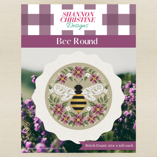 Shannon Christine Designs - Bee Round - Chart IH and/or Roxy Floss