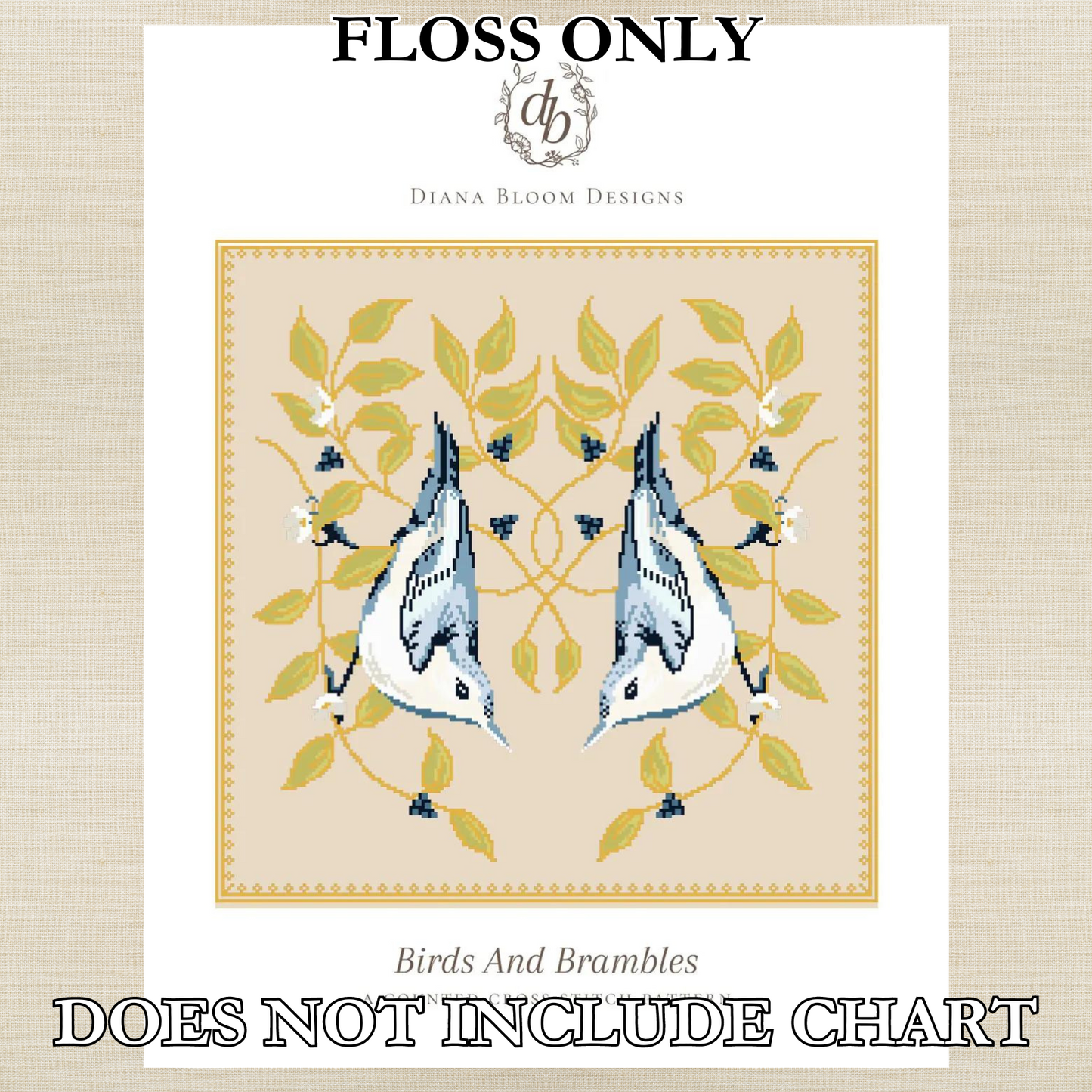 Diana Bloom Designs  - Birds And Brambles - Roxy Floss Pack