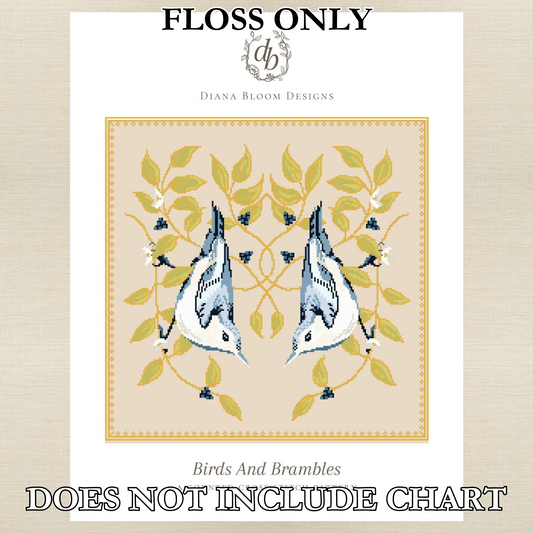 Diana Bloom Designs  - Birds And Brambles - Roxy Floss Pack