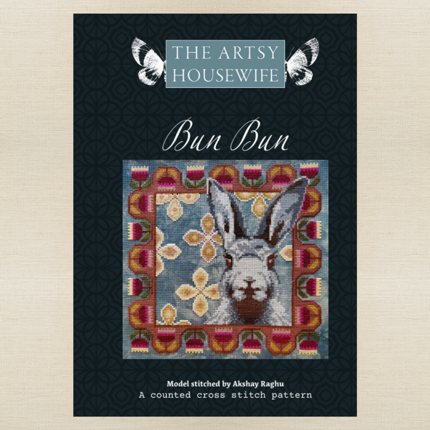 The Artsy Housewife - Bun Bun - Chart and/or Roxy Floss Conversion